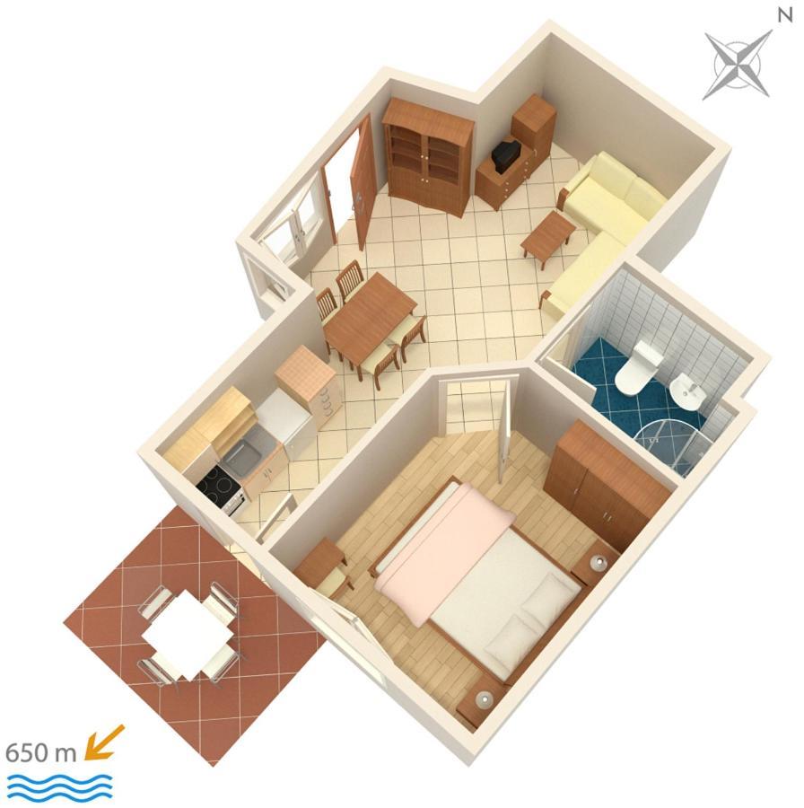Apartments And Rooms With Parking Space Krk - 5294 Krk Town Dış mekan fotoğraf